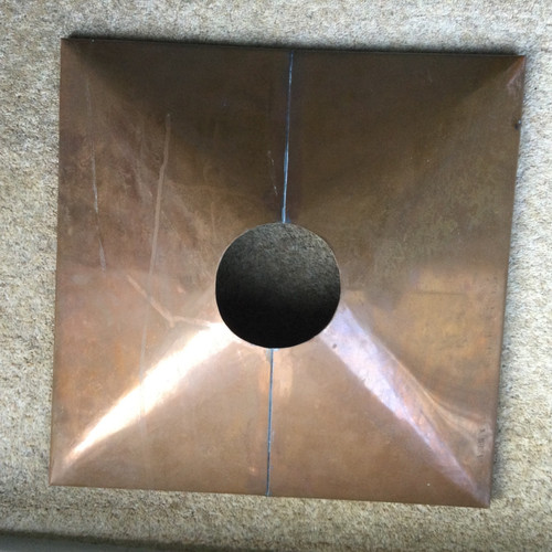 Replacement copper lamp post - copper,