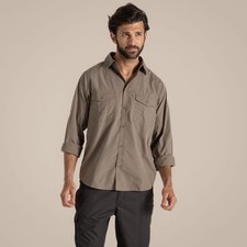 Craghoppers Men's Kiwi Long Sleeve Shirt - Anti-Insect & Sun Protection Features
