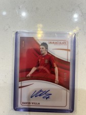 Panini 24/25 Immaculate David Villa Signature 09/49