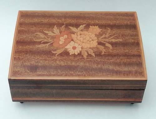 Italian inlaid marquetry - italian, wood