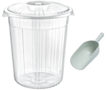 Clear Plastic Bin Kitchen Food