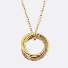 Cartier Pink Sapphire Trinity