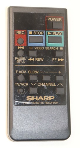 Sharp rrmcg0282gesa vcr remote - rrmcg0282gesa,
