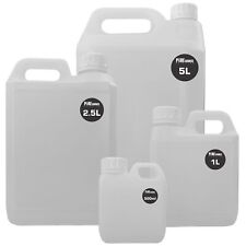 500ML 1L / 2.5L / 5L Litre Plastic Jerry Can Bottle Water Container Tamper Caps