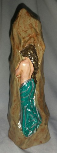 Woman bust abstract figurine - woman,