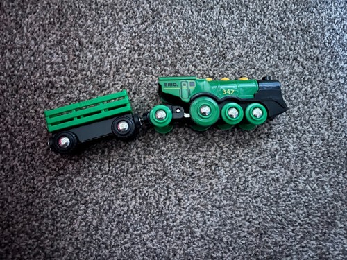 Wooden railway train brio - train,