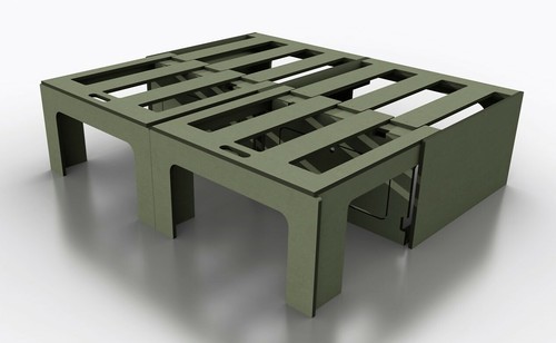 Sliding campervan bed - campervan,