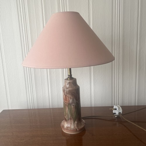 Jersey pottery lamp base - jersey,