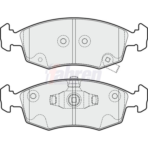 Brake pads set for - set,
