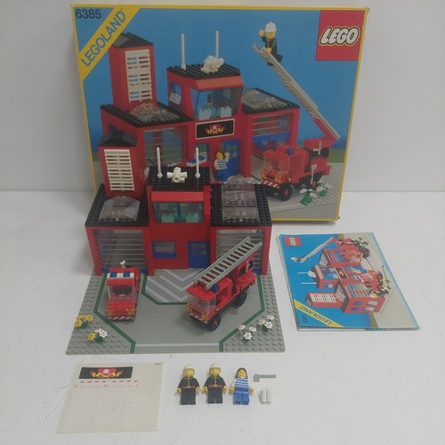 Vintage lego 6385 fire house - fire, house-i