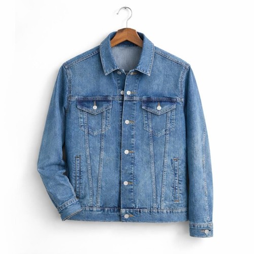 Mens denim jacket classic - denim,