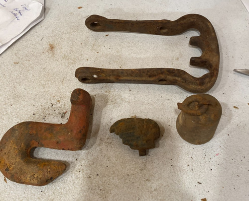 Vintage old antique cast - old, iron