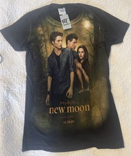2009 Twilight Saga New Moon Movie Promo Vintage Women’s T-shirt S NWT Hot Topic