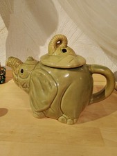 Woolbro Elephant Green Ceramic