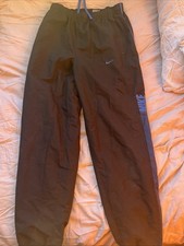Men’s Tracksuit Bottoms Nike Medium Black and Blue Good Condition