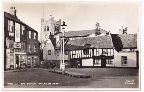 Waltham abbey rppc postcard - rppc,