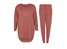 2 piece Loungewear Track Suit plus size 08-30 loung set high low knitted top set