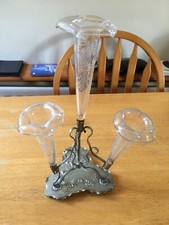 Three Flute Epergne with