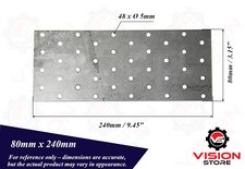 Flat Brackets 2mm Heavy Duty