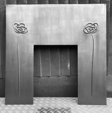 RESTORED CAST IRON FIRE