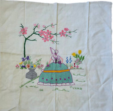 Vintage Linen Crinoline Lady