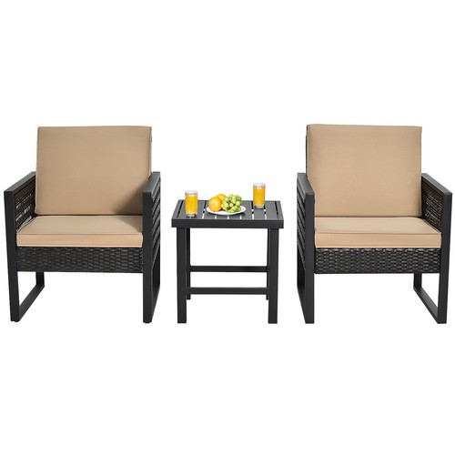 Topbuy 3pcs patio wicker - topbuy,