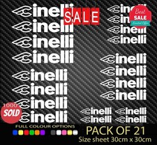 CINELLI Vinyl Decal Stickers