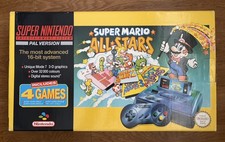 Super Nintendo - SNES - Console System - PAL - Mario All Stars Edition - Boxed
