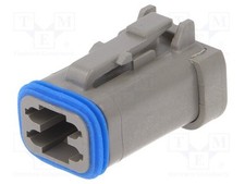 1 pcs x BULGIN - PX0105S04GY - Connector: wire-wire, PX0, female, plug, for cabl