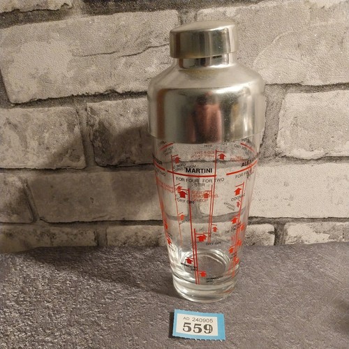 Vintage cocktail shaker glass - vintage,