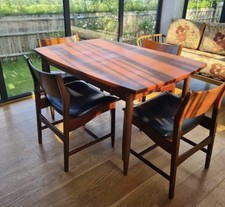 Mid century Danish Teak Dining Chairs by Glostrup Mobelfabrik