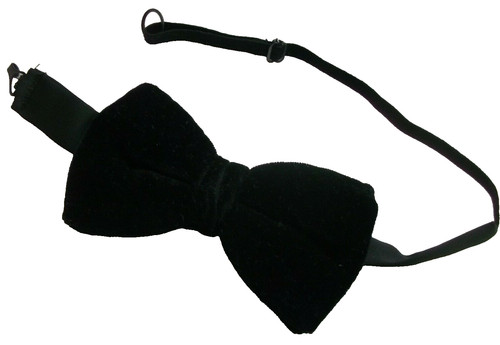 Velvet bow tie mens dickie - tie,