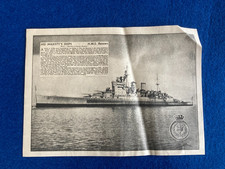 ABSTRACT CUTTING  1940s HMS
