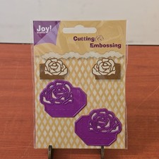Joy Crafts 2 x Rose Floral Metal Crafting Die 6002/0126