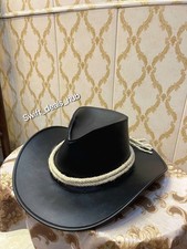 Genuine  Black Leather Arthur