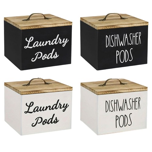 Wooden storage container with - wooden,