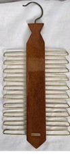 Tie Rack Hangable Wooden Tie
