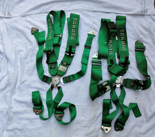 Takata 6 Point 3 Inch Harnesses x 2. Pair Track Day, Race, Drift