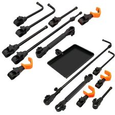 FEEDER FISHING ARM ROD REST QUIVER COARSE SEAT BOX CURVED ARM SET BROLLY ARM