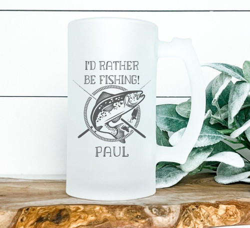 Personalised fishing frosted - fishing,