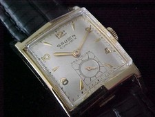 Vintage Fantastic man's Gruen curvex caliber 370 Totally restored nice timepiece