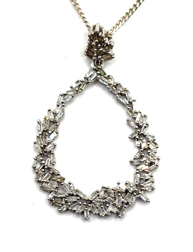 Sterling silver real - real, diamonds