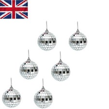 Mini Silver Disco Balls - 6