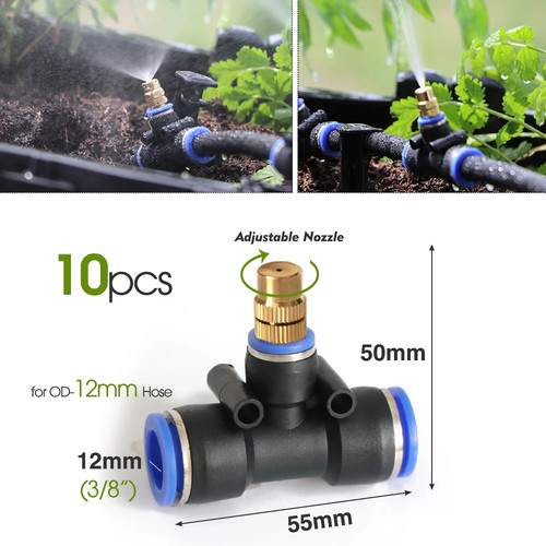 Brass micro sprinkler - brass,