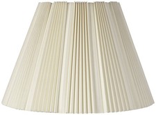 Lamp Shade Eggshell Pleated