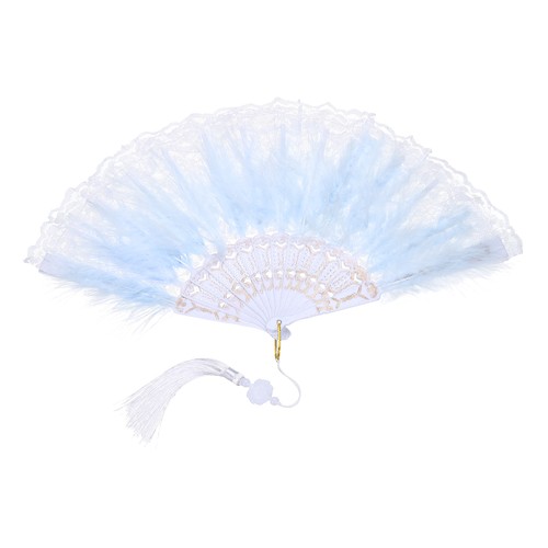 Vintage folding fan - vintage,