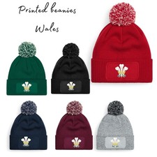 Welsh Beanie printed 3