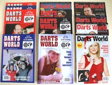 Darts World magazine 2009 12 x issues January to December in Perfect condition