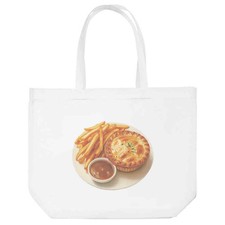 'British Meat Pie With Chips &
