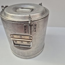 Grundy Catering Ltd Vintage Insulated Food Container Thermos Metal Handles
